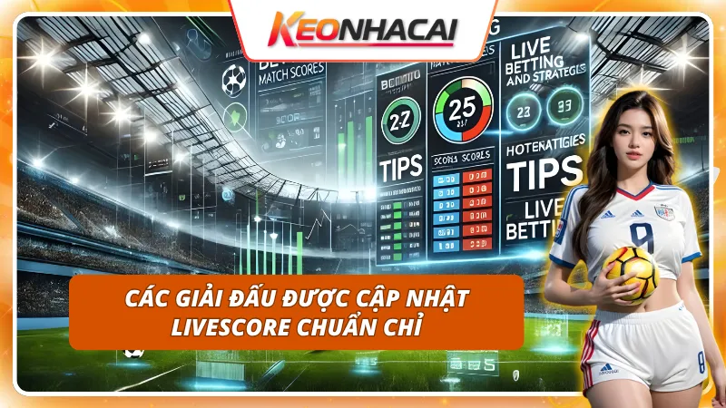 Trải nghiệm giao diện Live Score theo hướng tối giản dữ liệu